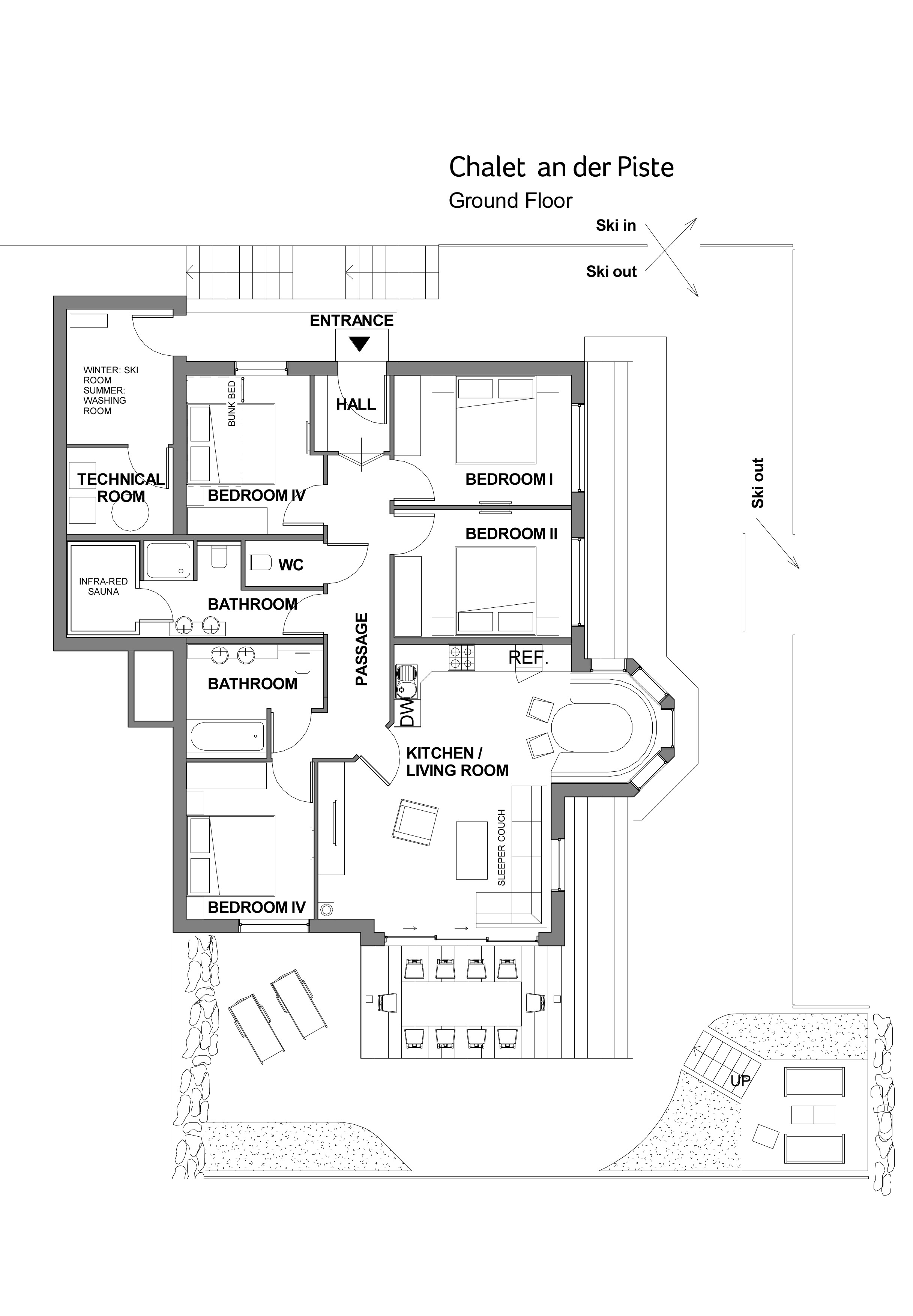 Floor Plan Garden Apartment